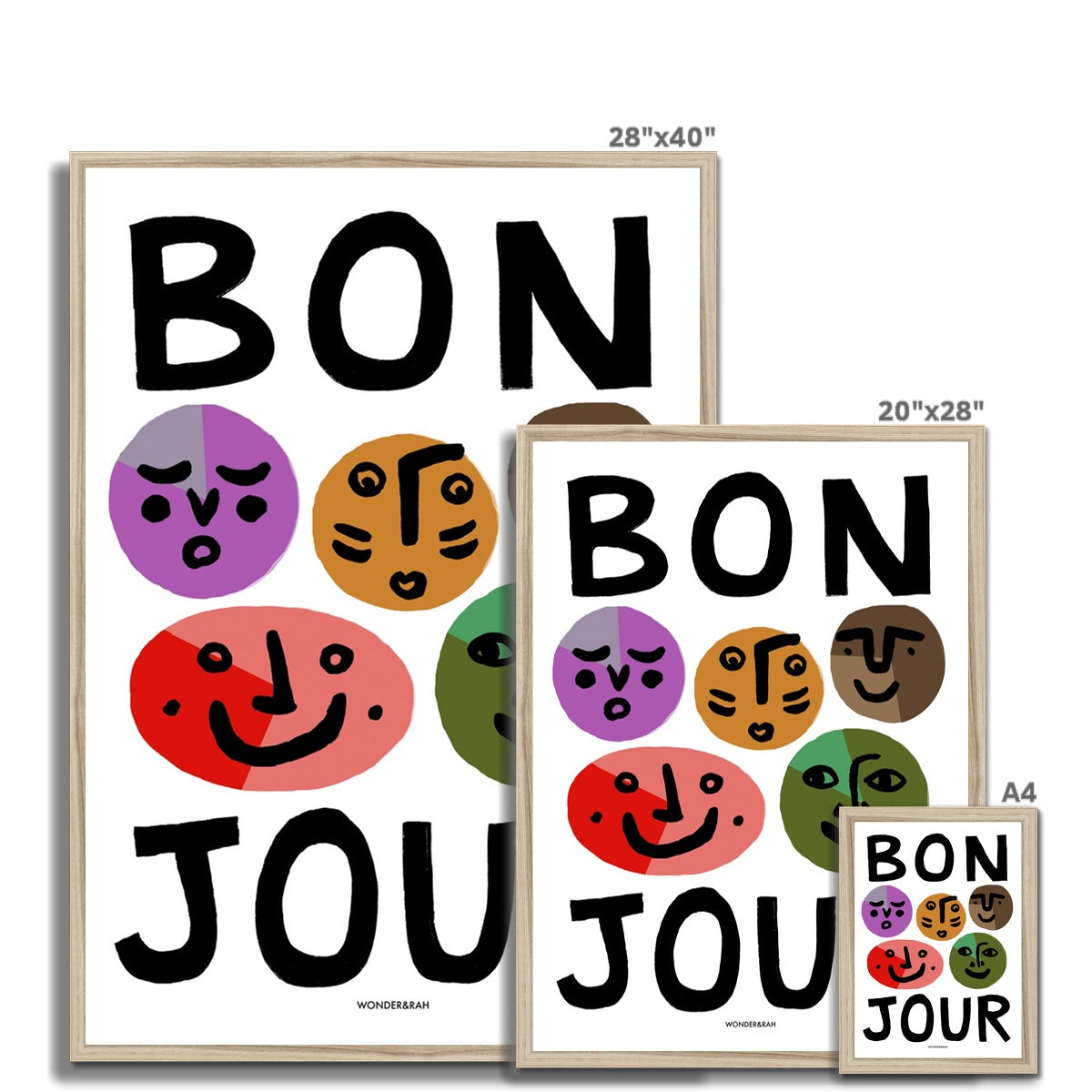 Bonjour Art Print