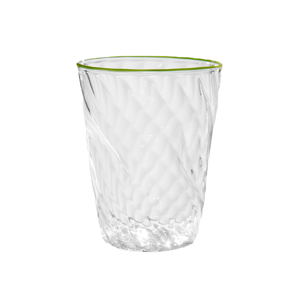 The Adrienne Venetian Tumbler in Green