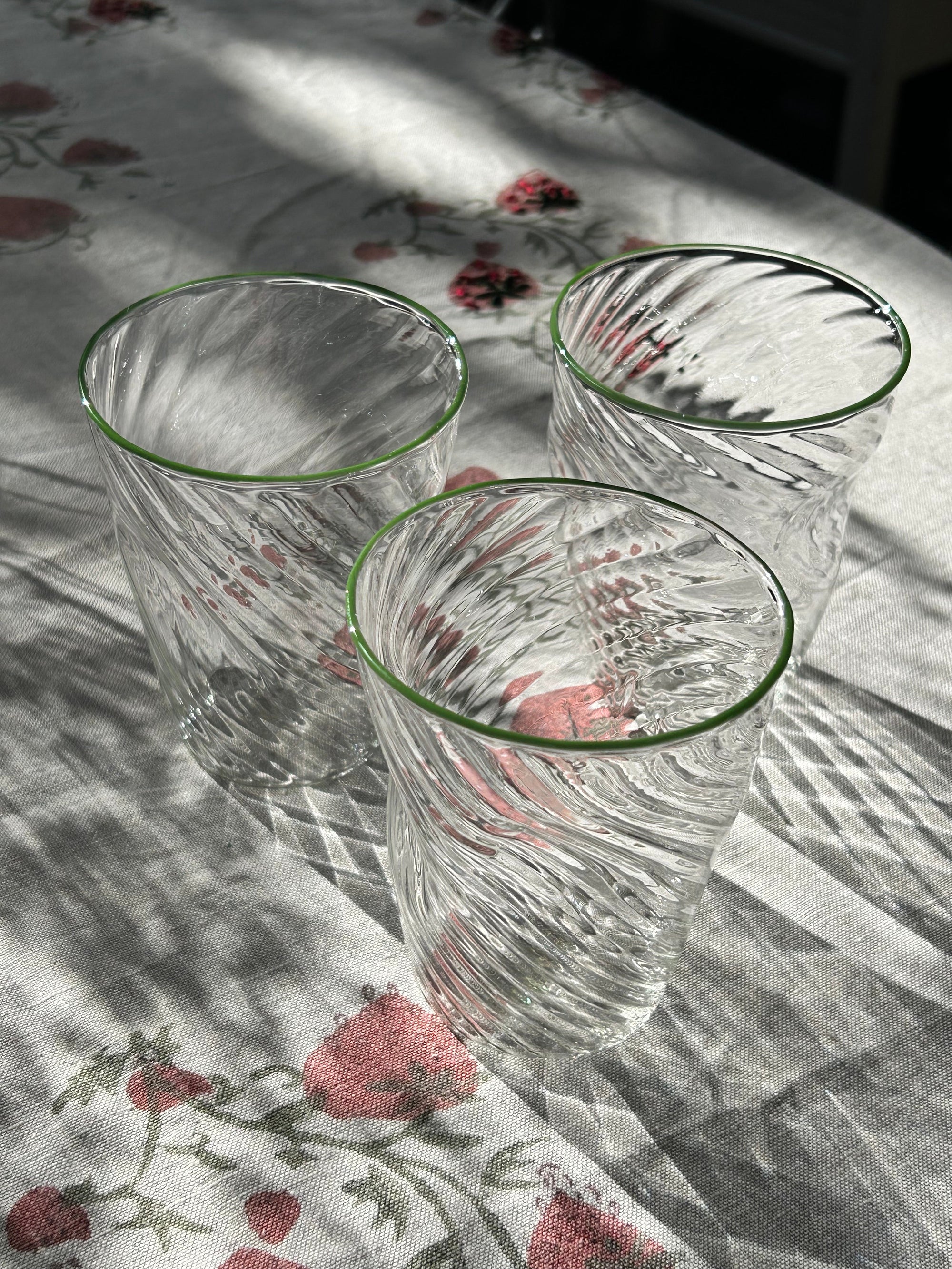 The Adrienne Venetian Tumbler in Green
