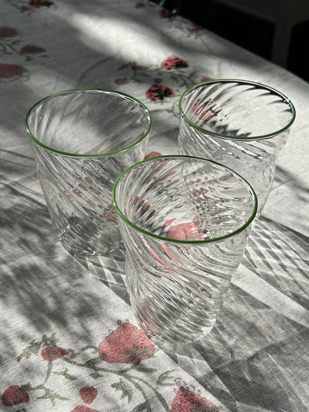 The Adrienne Venetian Tumbler in Green