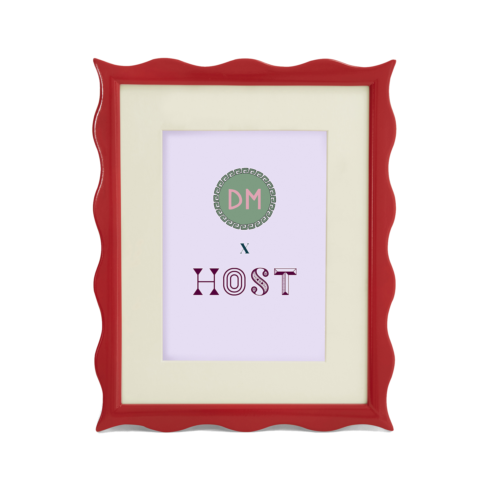 HOST x DM Small Ripple Red Frame