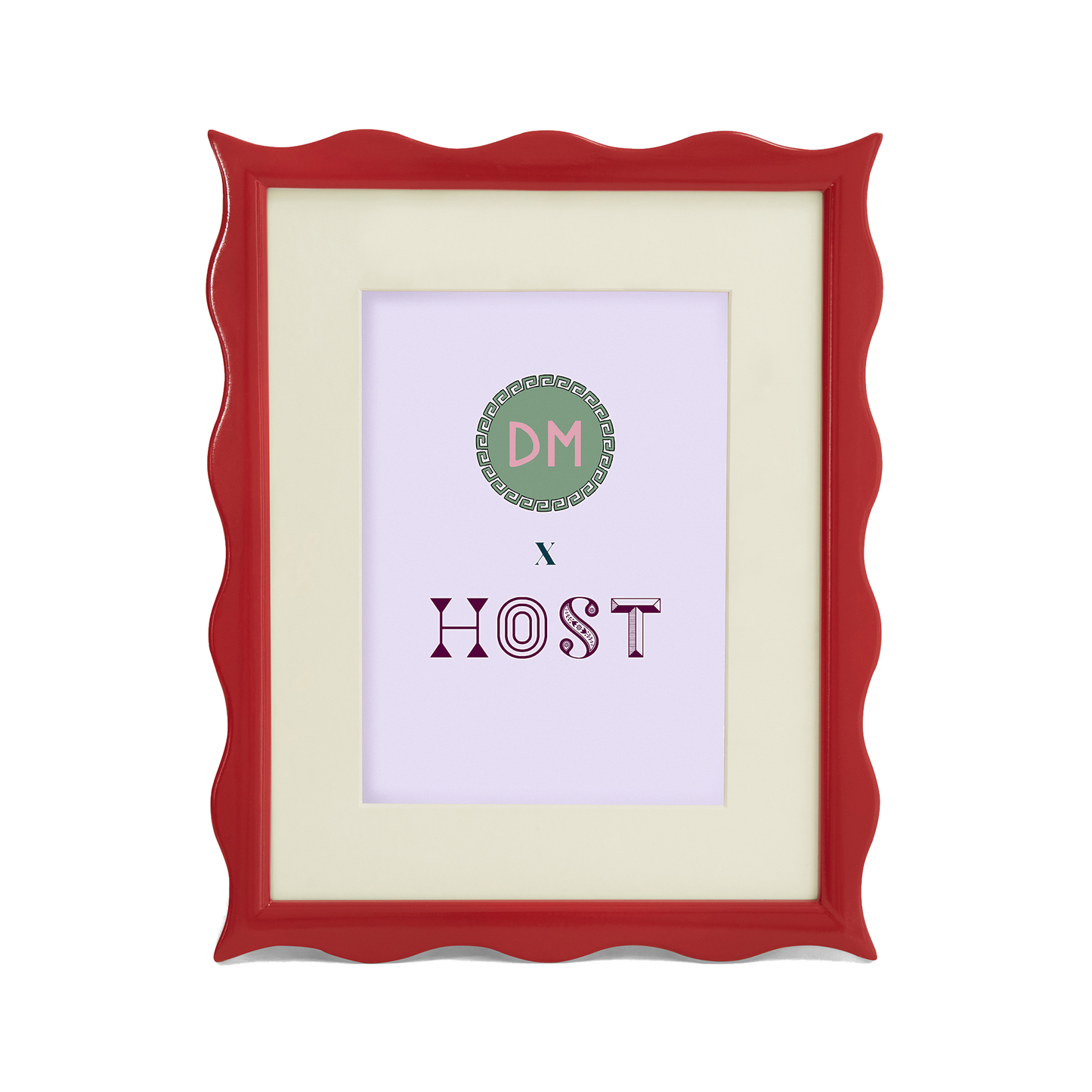 HOST x DM Small Ripple Red Frame