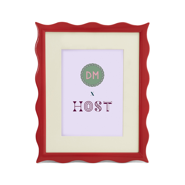 HOST x DM Small Ripple Red Frame