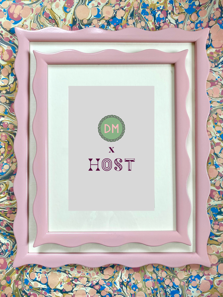 HOST x DM Ripple Pink Frame A4