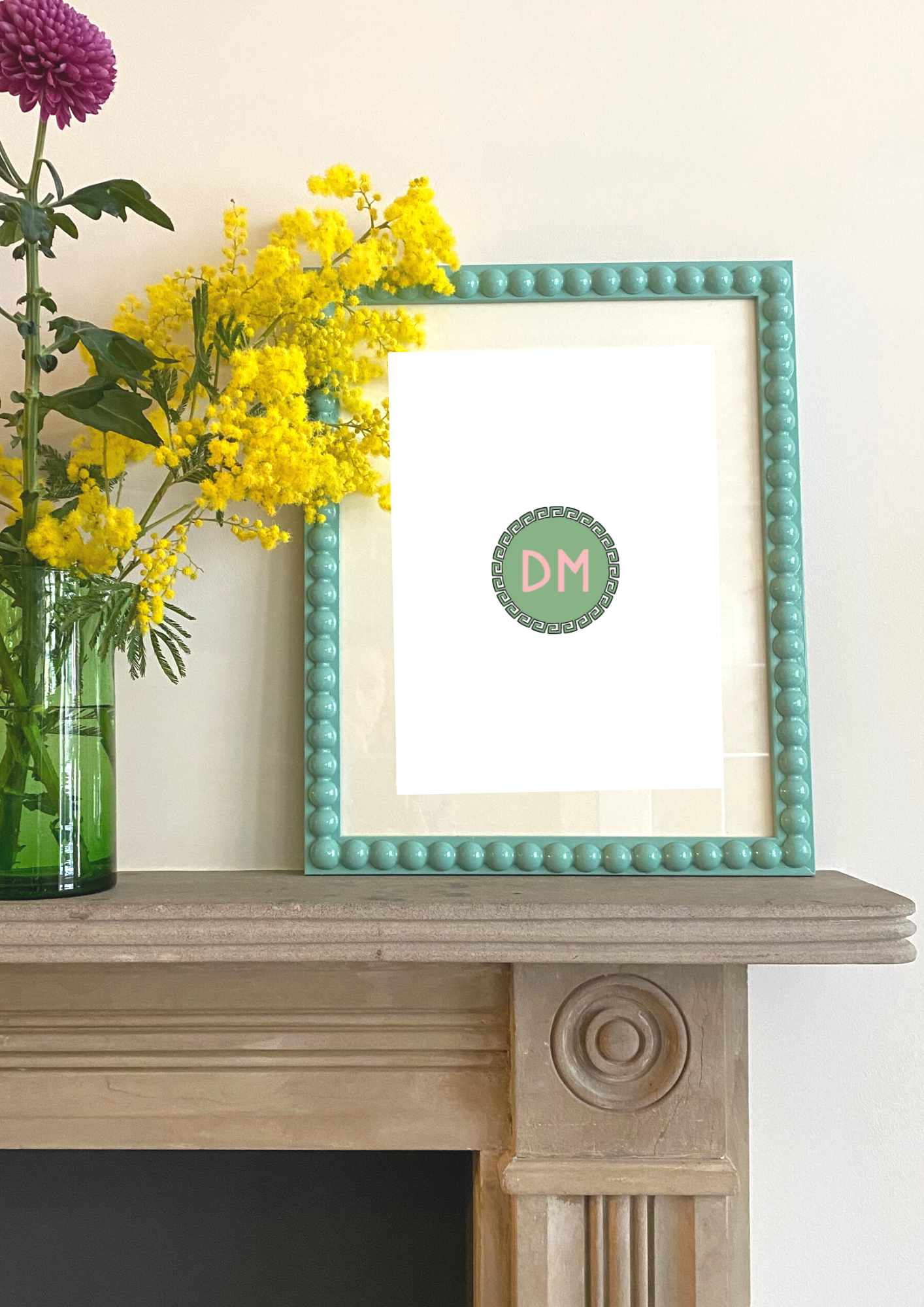 Green Bubble Frame