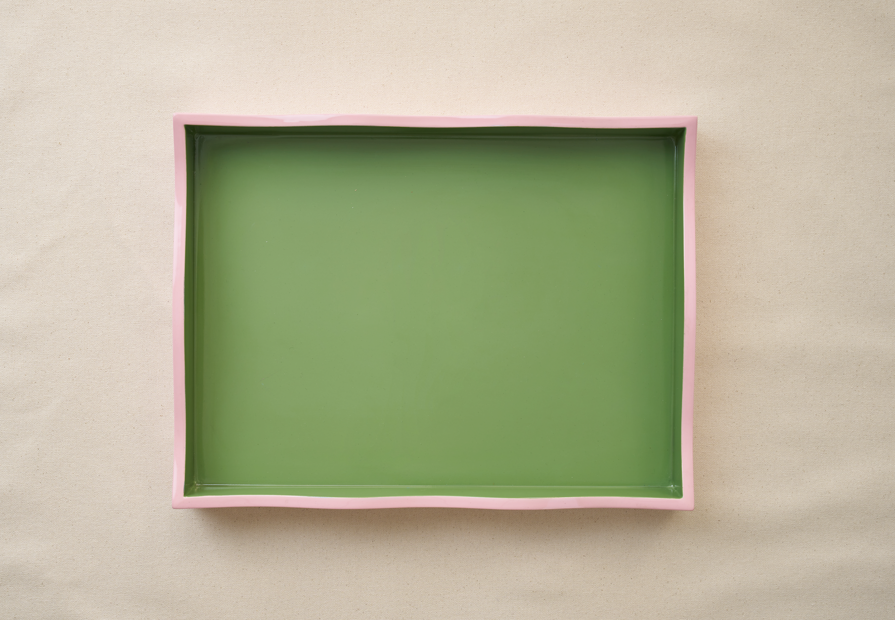 Allegra Wiggle Tray in Pink and Green