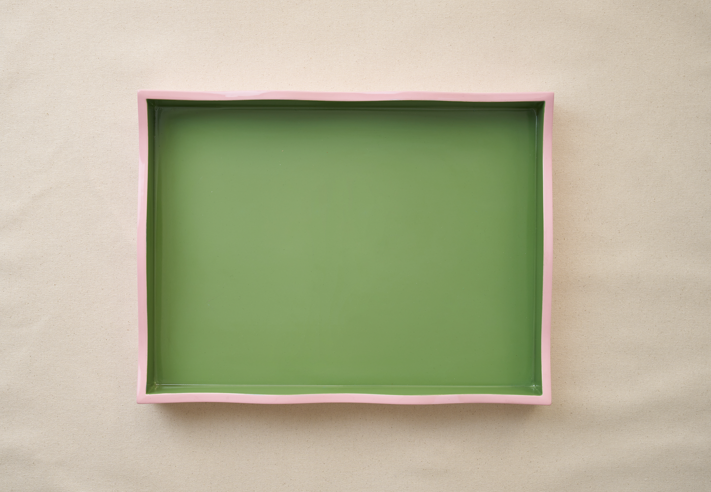 Allegra Wiggle Tray in Pink and Green