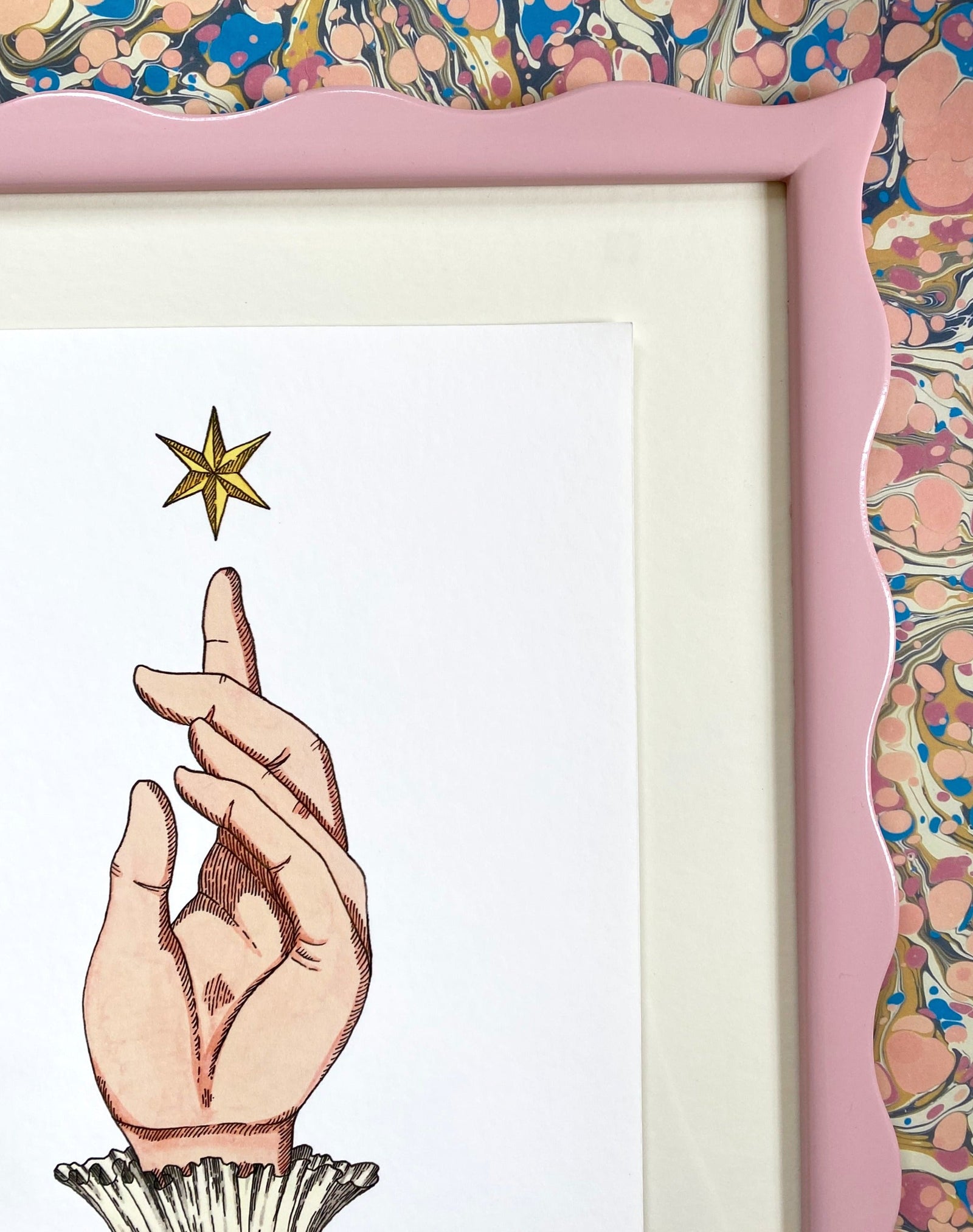 HOST x DM Ripple Pink Frame A4