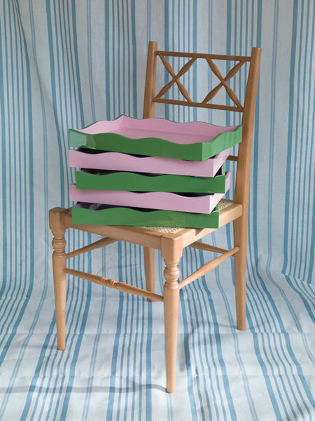 Allegra Wiggle Tray in Pink and Green
