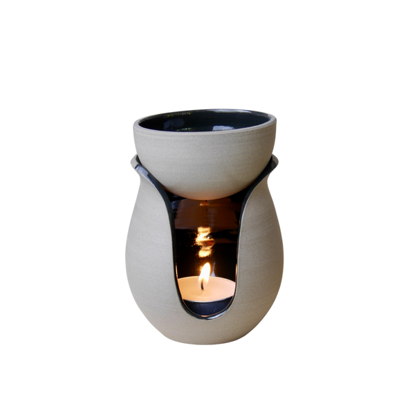 Ceramic Oil Burner, Charcoal
