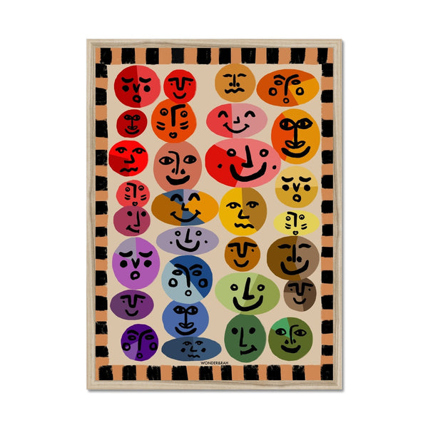 Faces Art Print