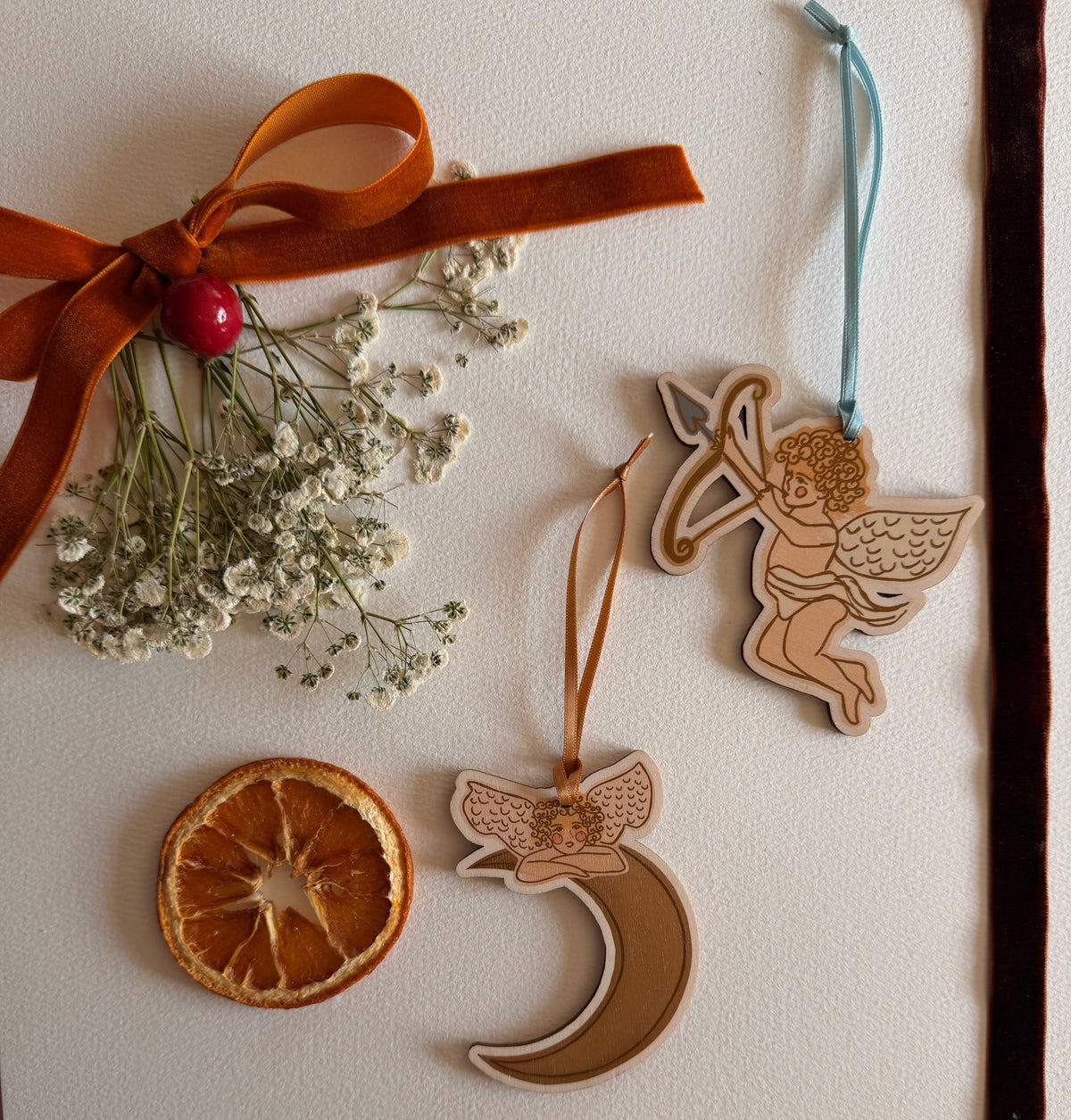 Cherub with Bow and Arrow Christmas Decoration PRE-ORDER