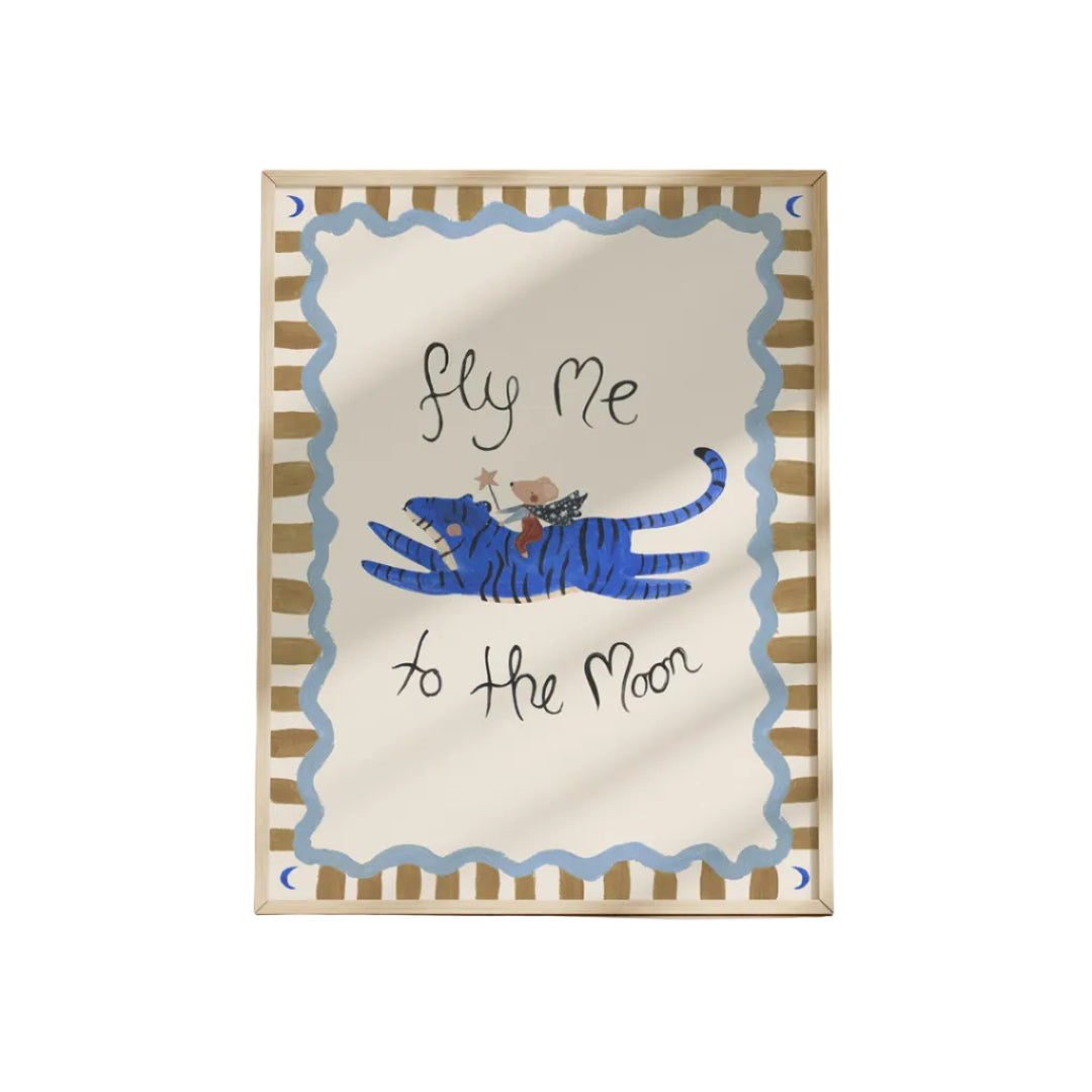 Fly Me To The Moon Art Print