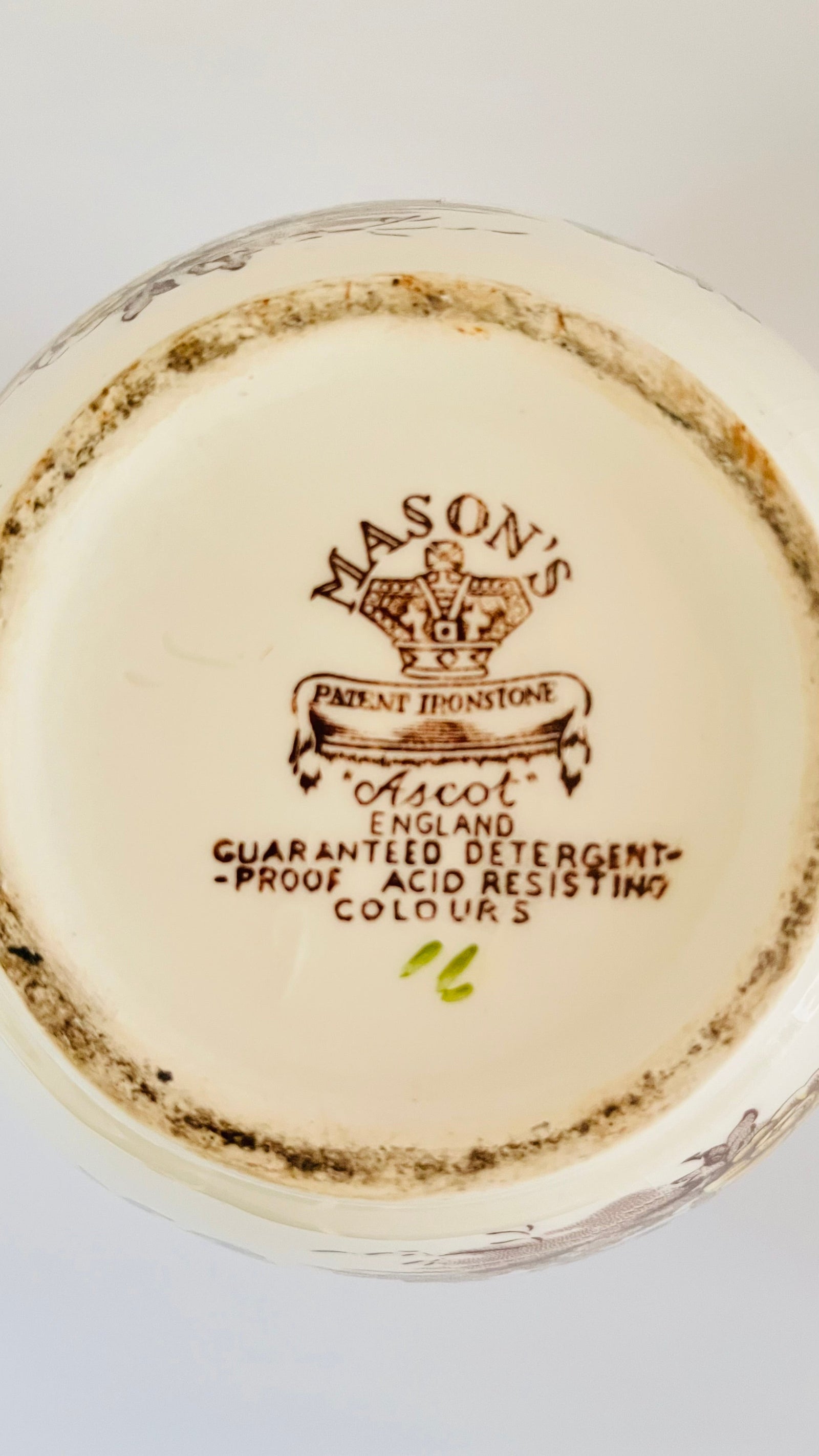 Antique Mason’s ‘Ascot’ Lamp