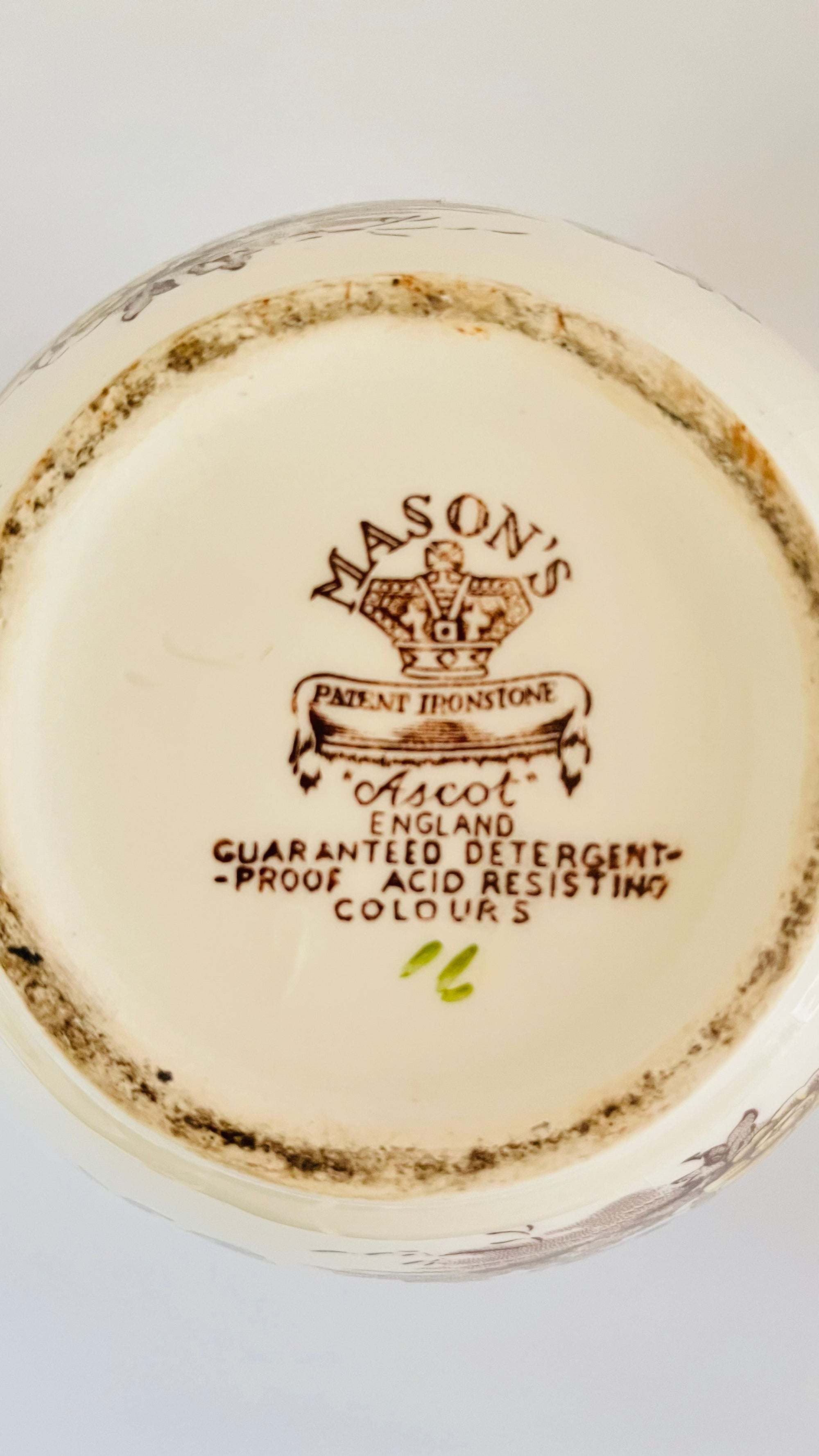 Antique Mason’s ‘Ascot’ Lamp
