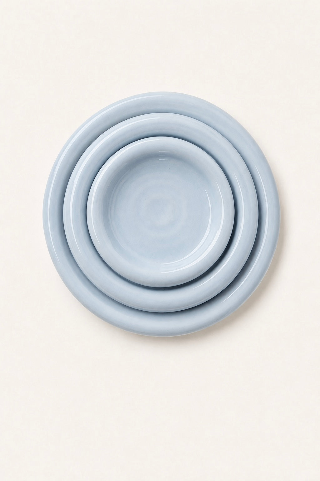 Huge Plate Sky Blue