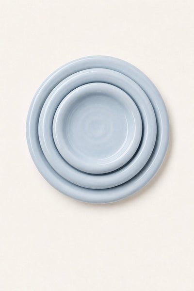 Huge Plate Sky Blue