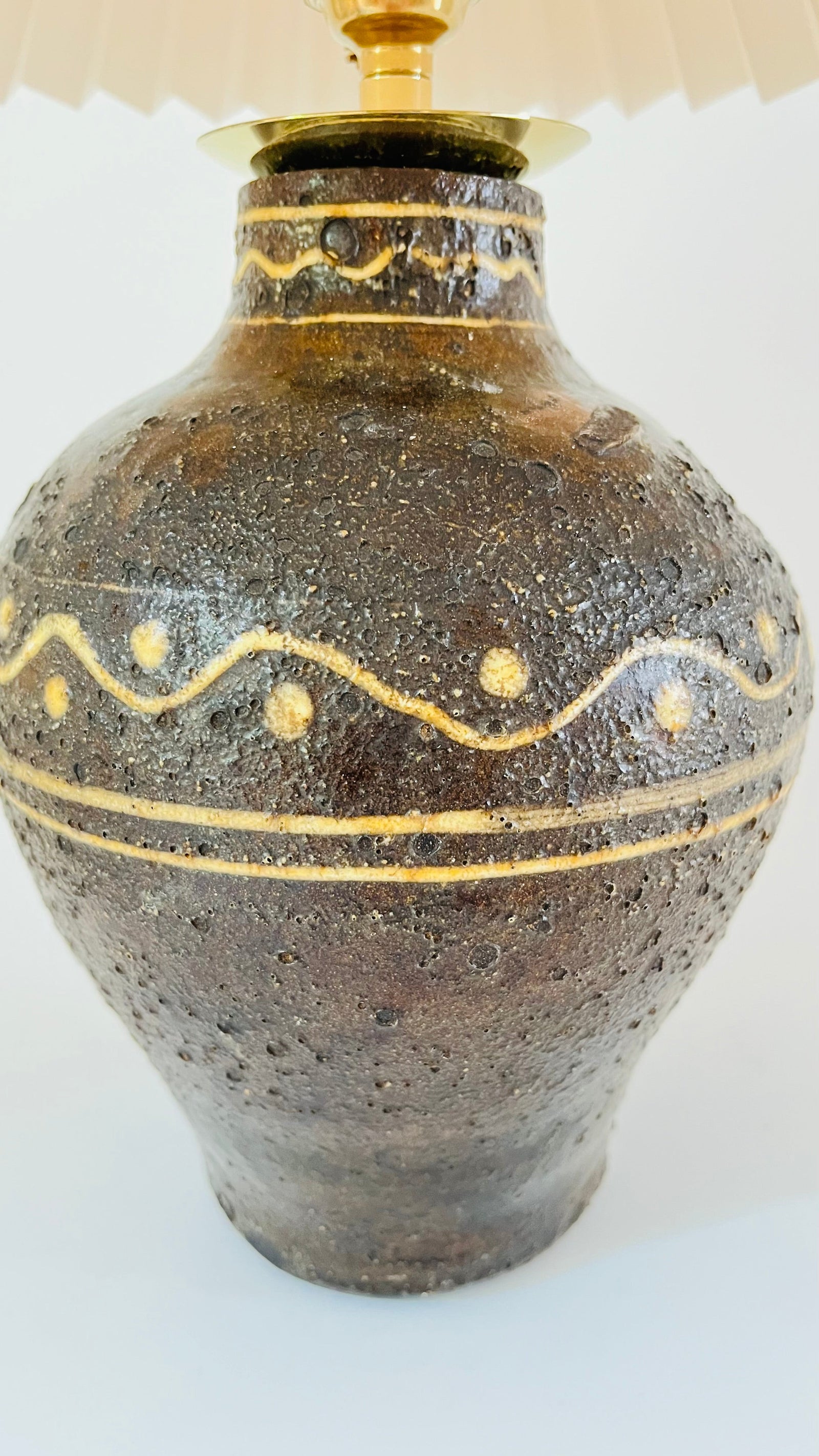 Antique Studio Pottery Lamp