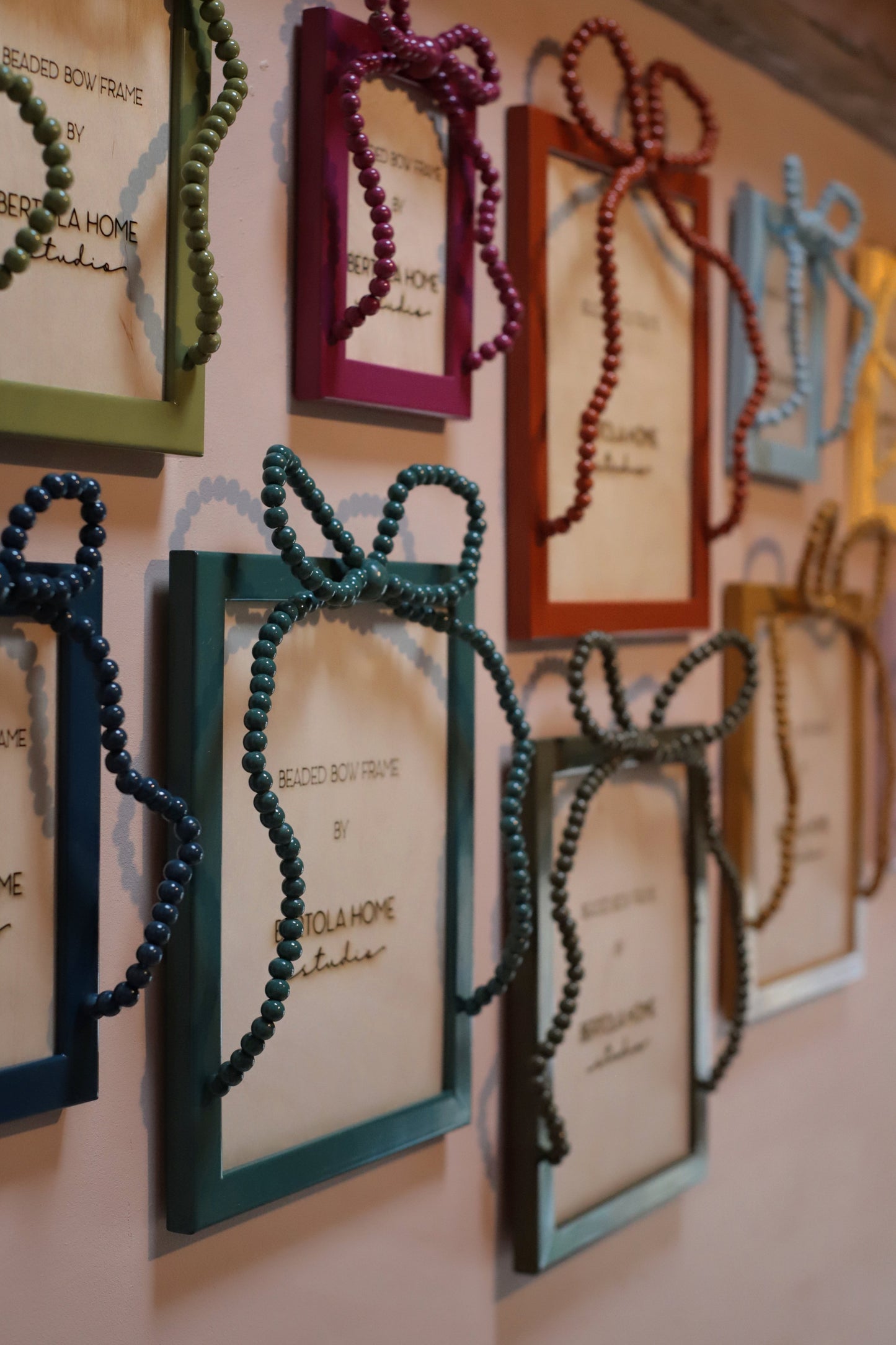 Beaded Bow Frame