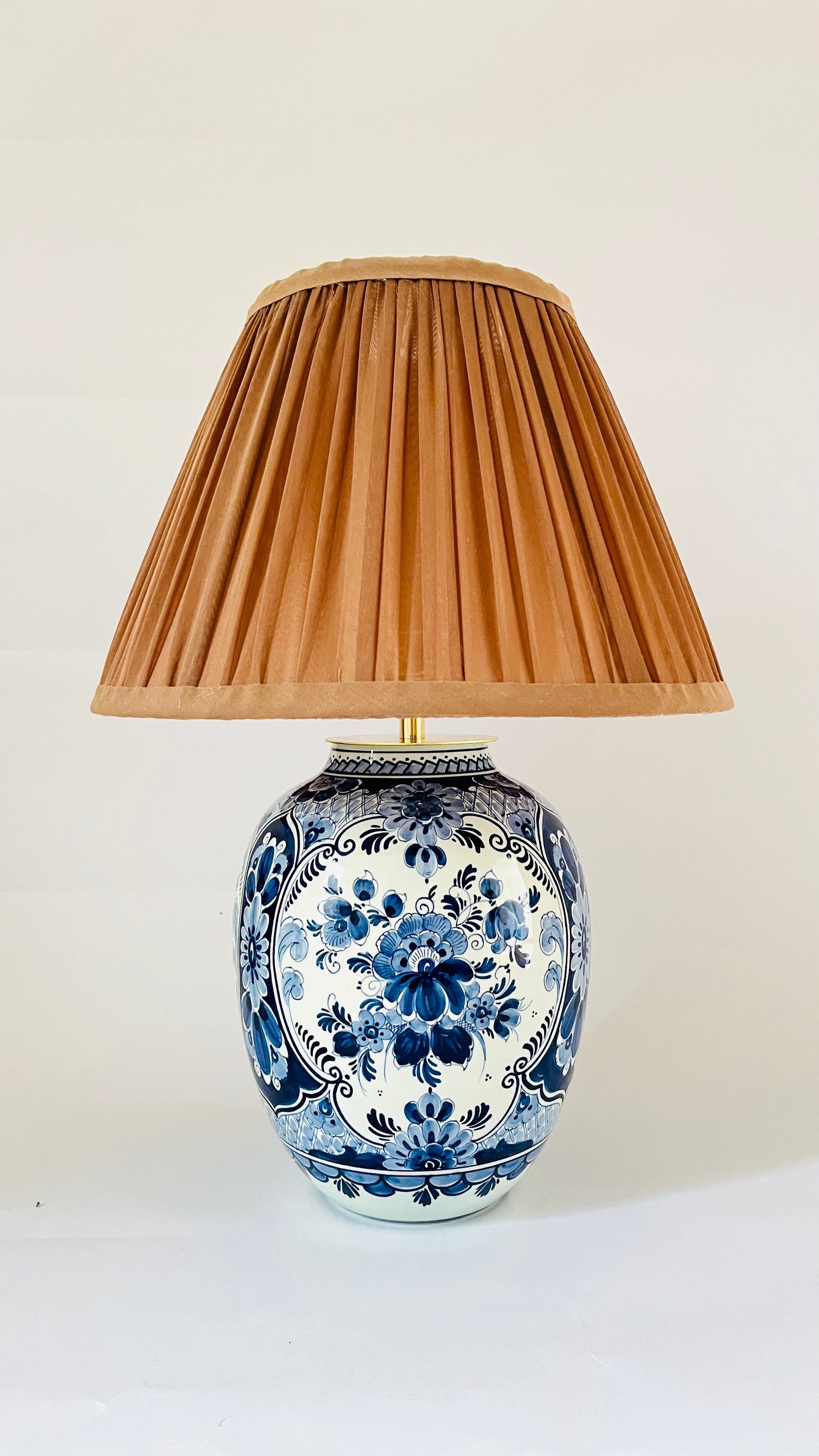 Antique Royal Delft Lamp