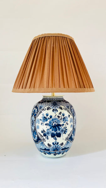 Antique Royal Delft Lamp