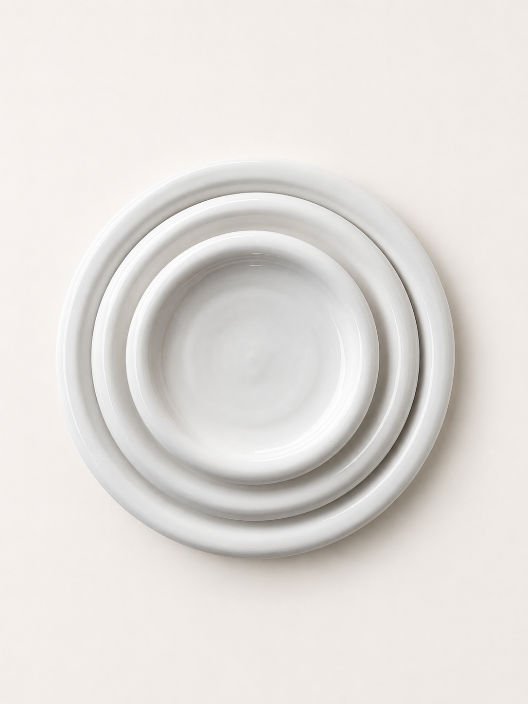 Huge Plate Bianco