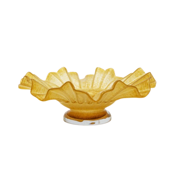 Fleur Sunburst Glass Bowl