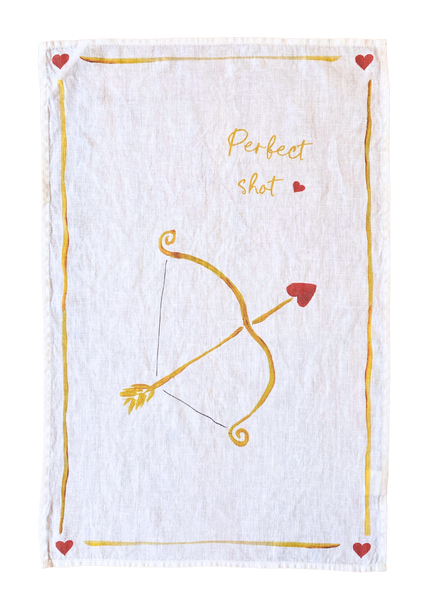 Perfect Shot - Linen Teatowel