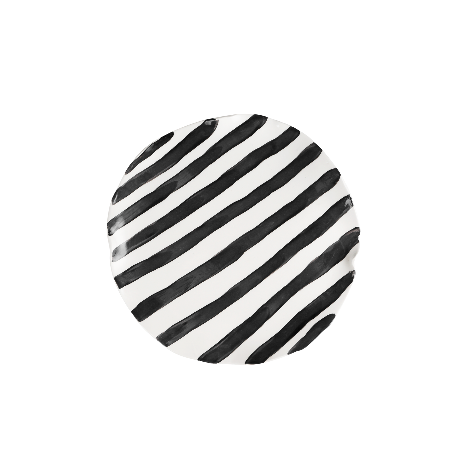 Black Stripes Plate