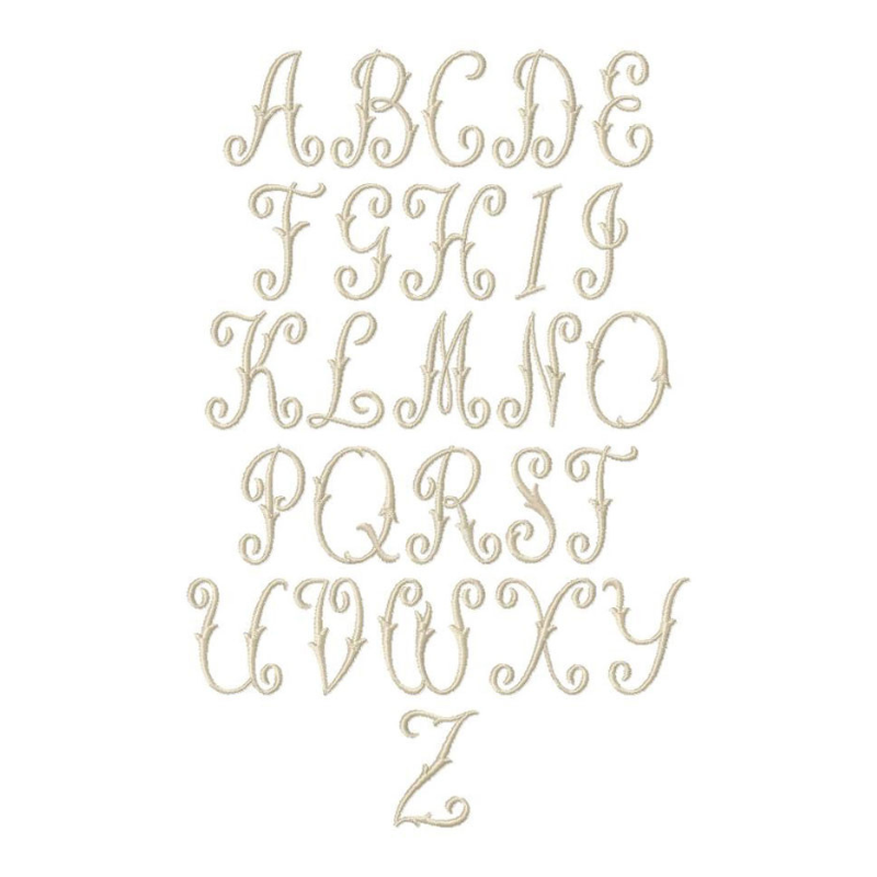 Personalised Liège Hand Towel in Ivory White Waffle with White Hemstitch