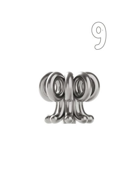 Digit Candle Holder Nine