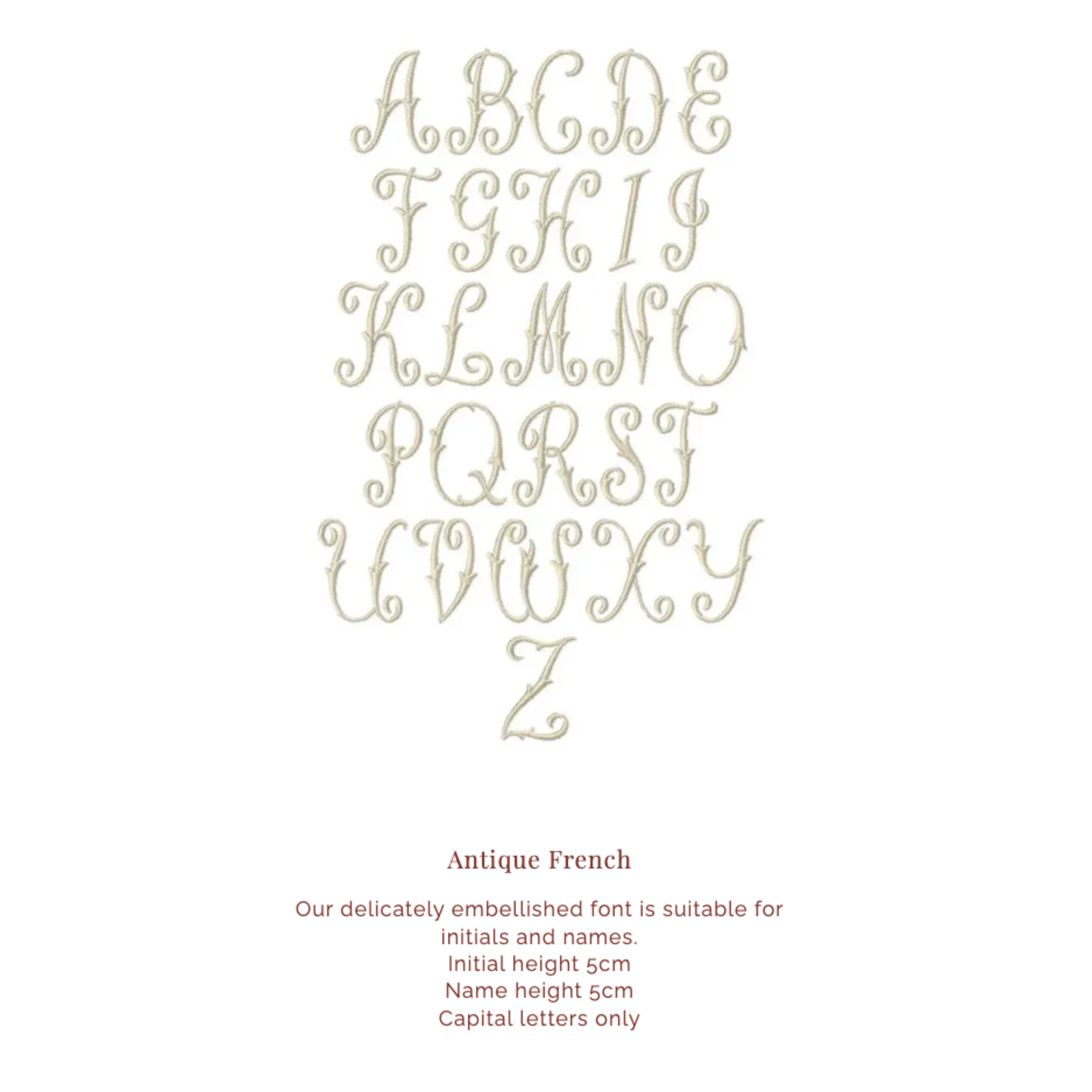 Personalised Marsala Hand Towel with Ochre Hemstitch