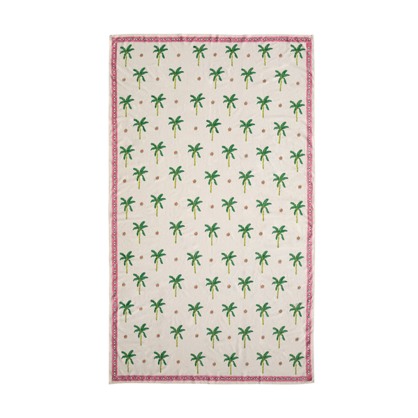 The Green Palmtree Tablecloth