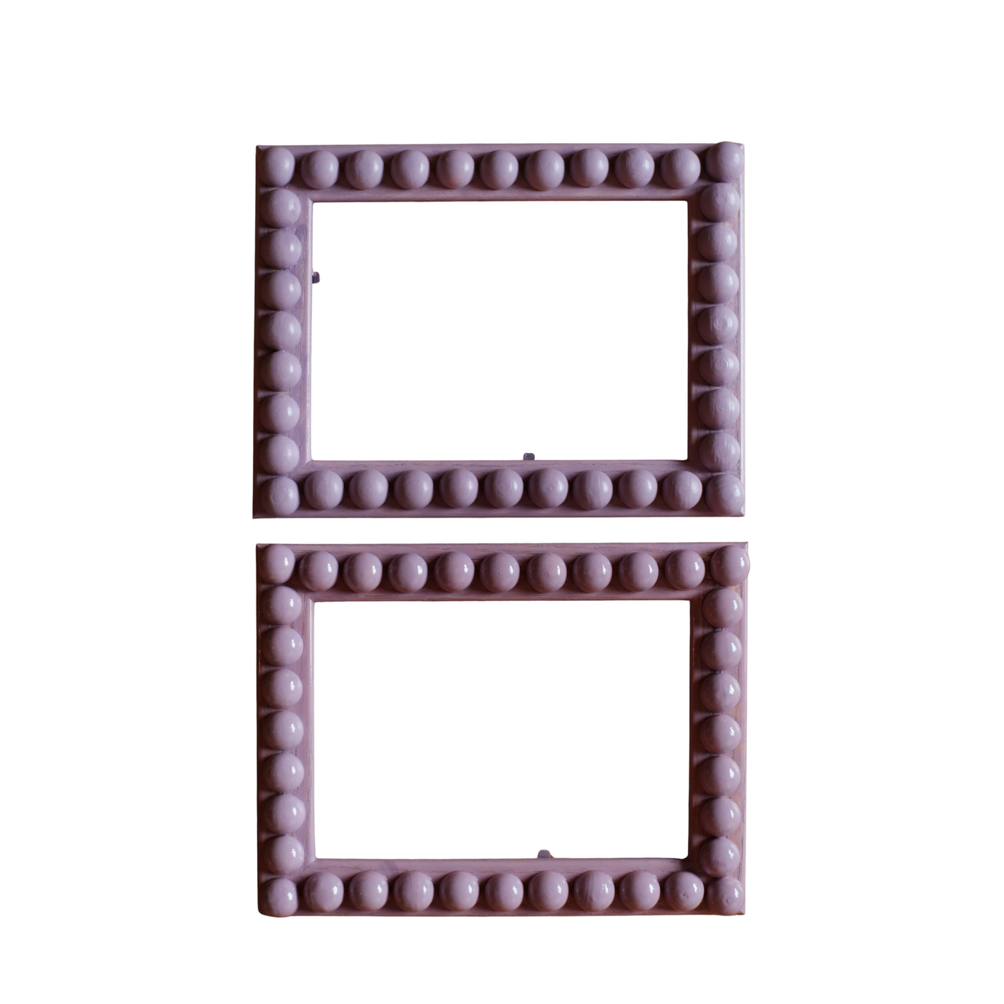 French Lavender Stained Bobbin Frame