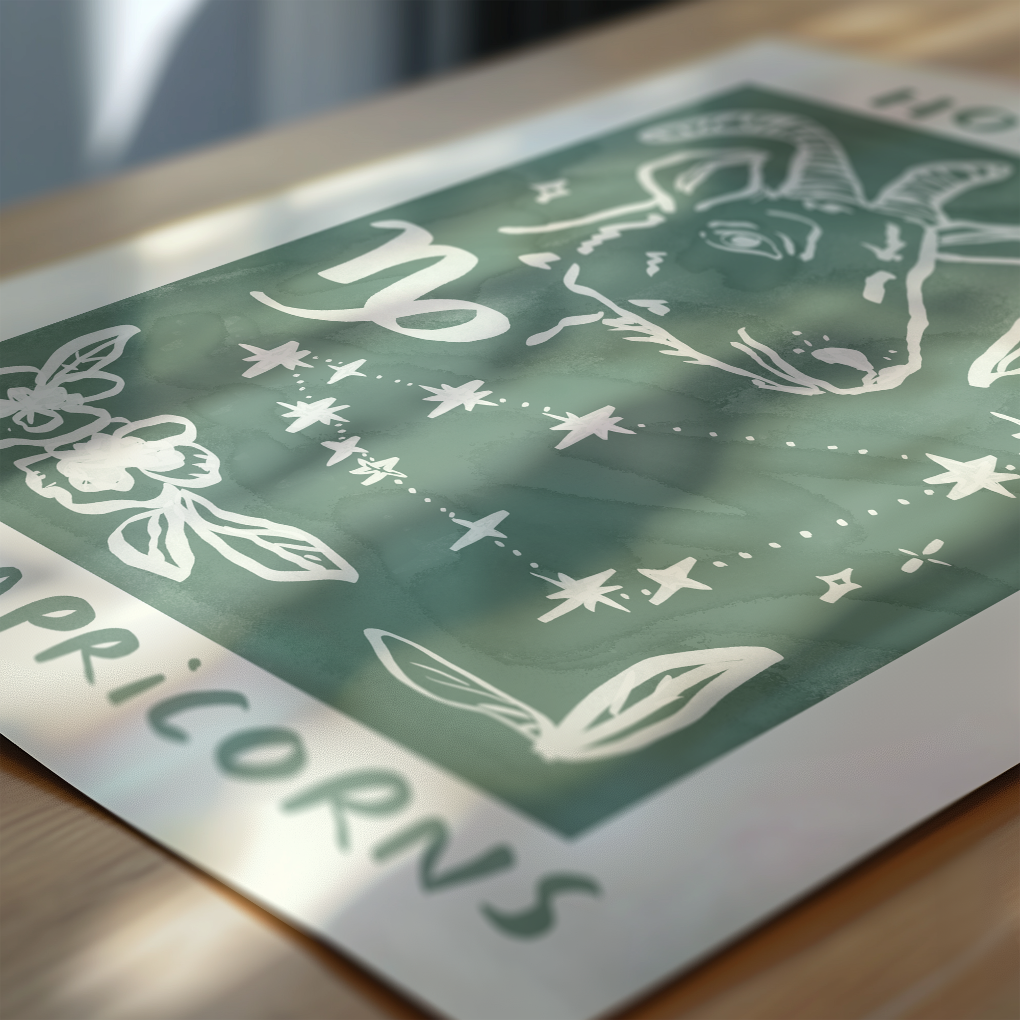 Hot Girls Are Capricorns Print