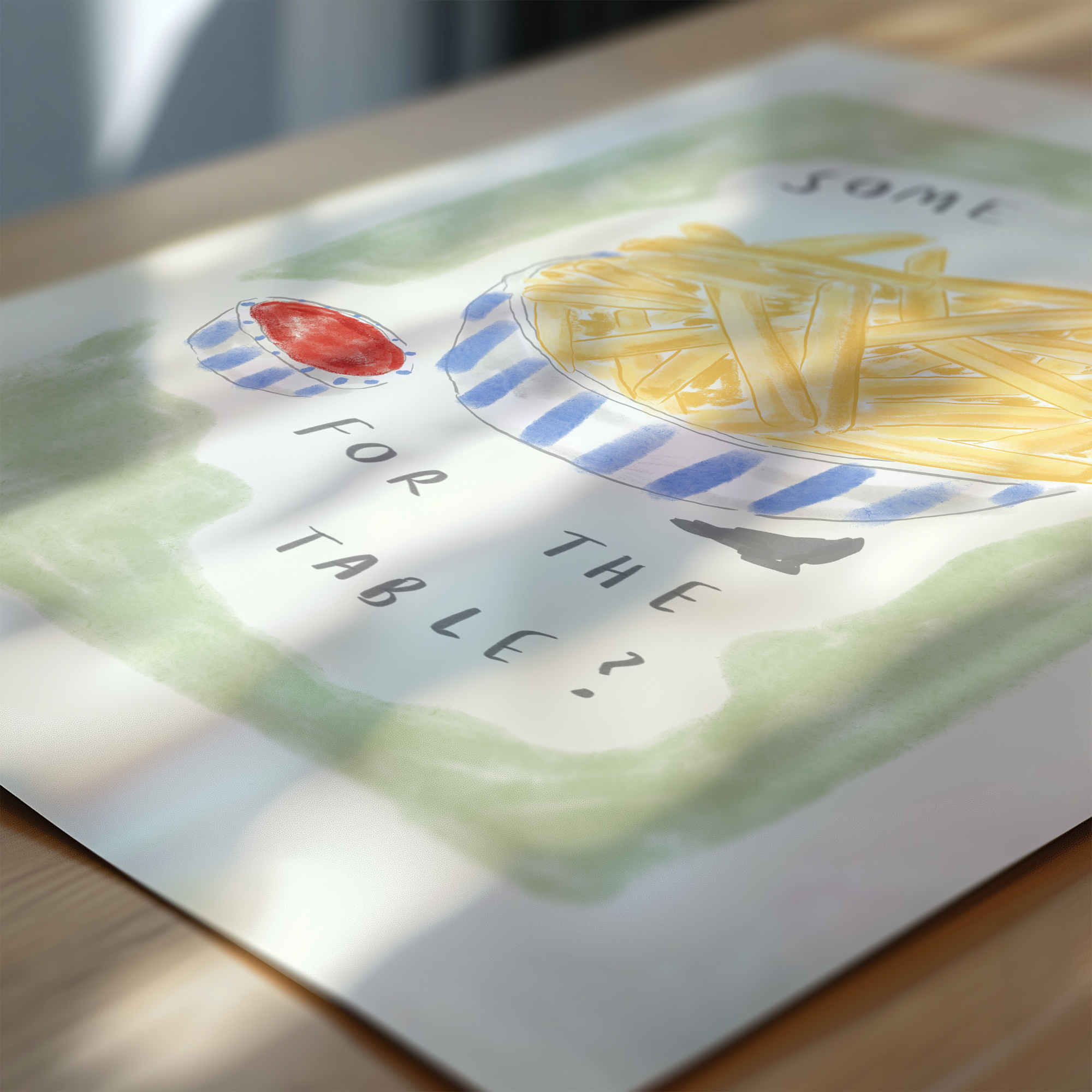 Fries for the Table Print