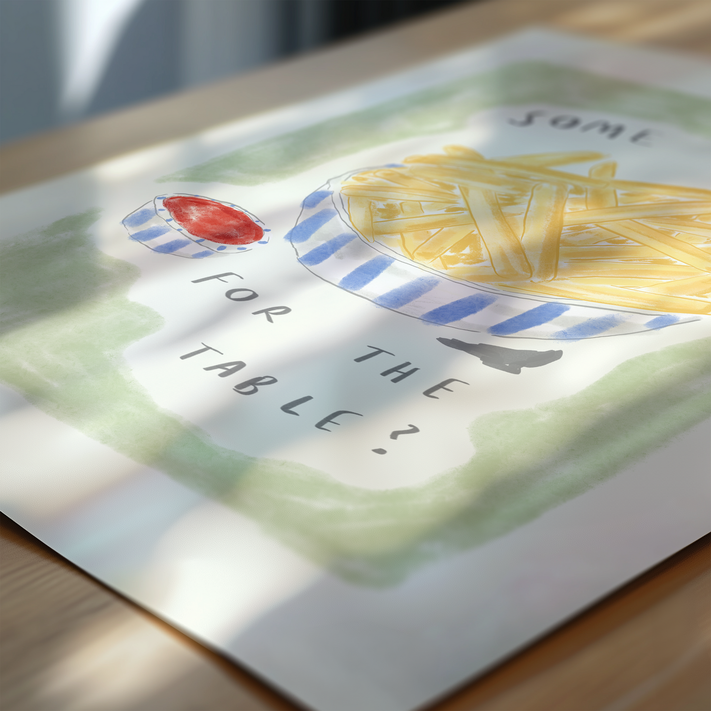 Fries for the Table Print