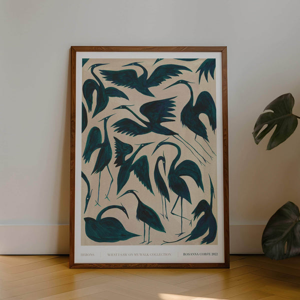 A1 - Herons Print