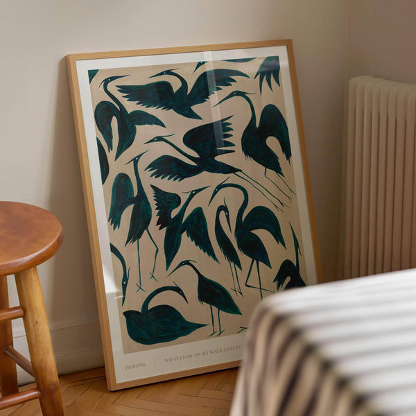 A1 - Herons Print