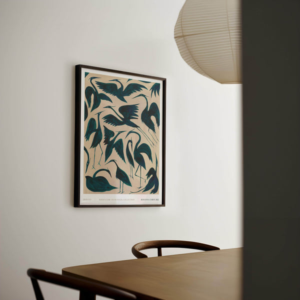 A1 - Herons Print