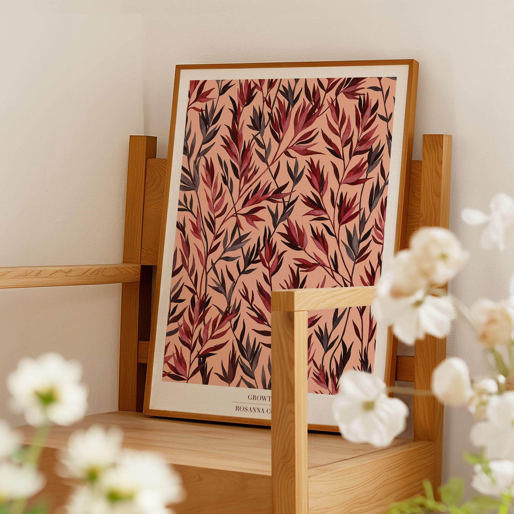 A2 - 'Growth' Blush Botanical Print