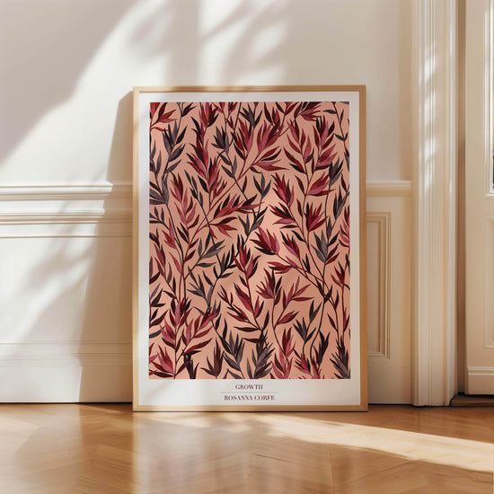 A2 - 'Growth' Blush Botanical Print