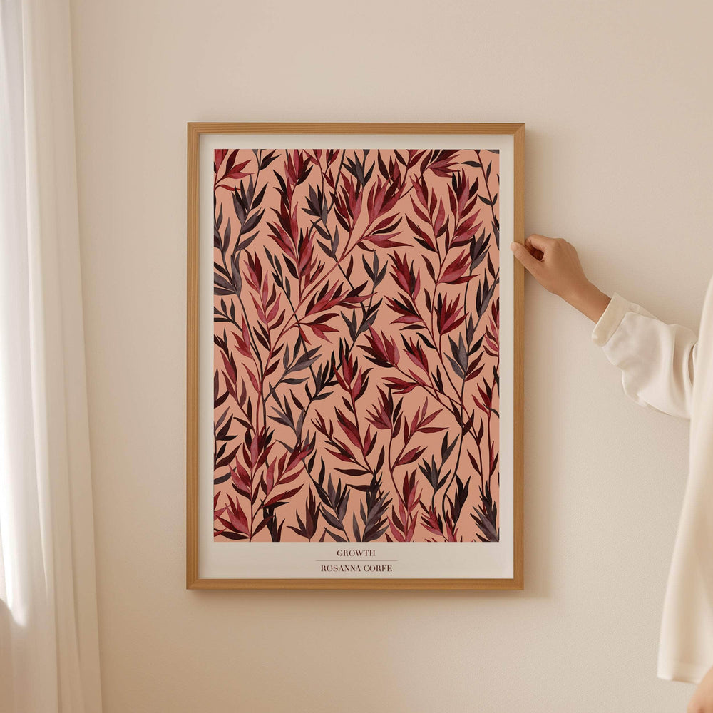 A2 - 'Growth' Blush Botanical Print