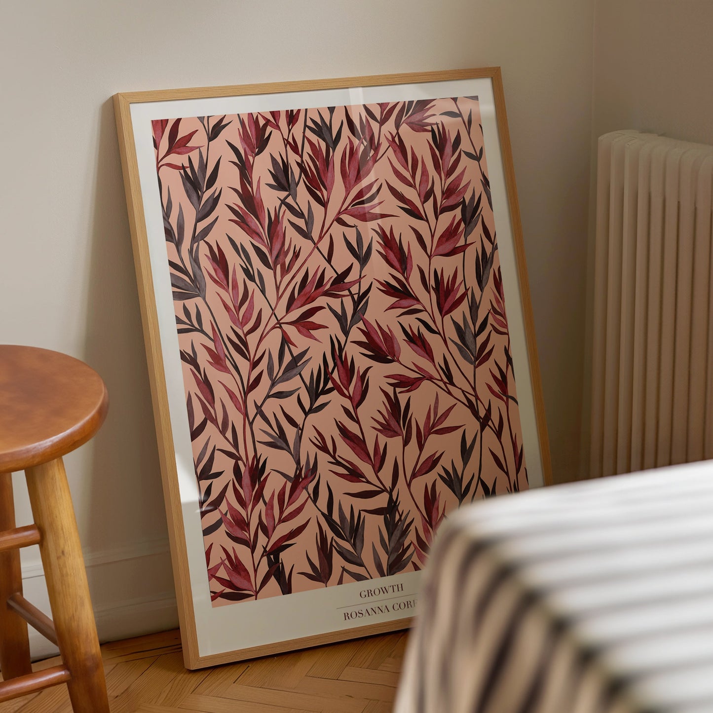 Growth Pink Botanical Art Print