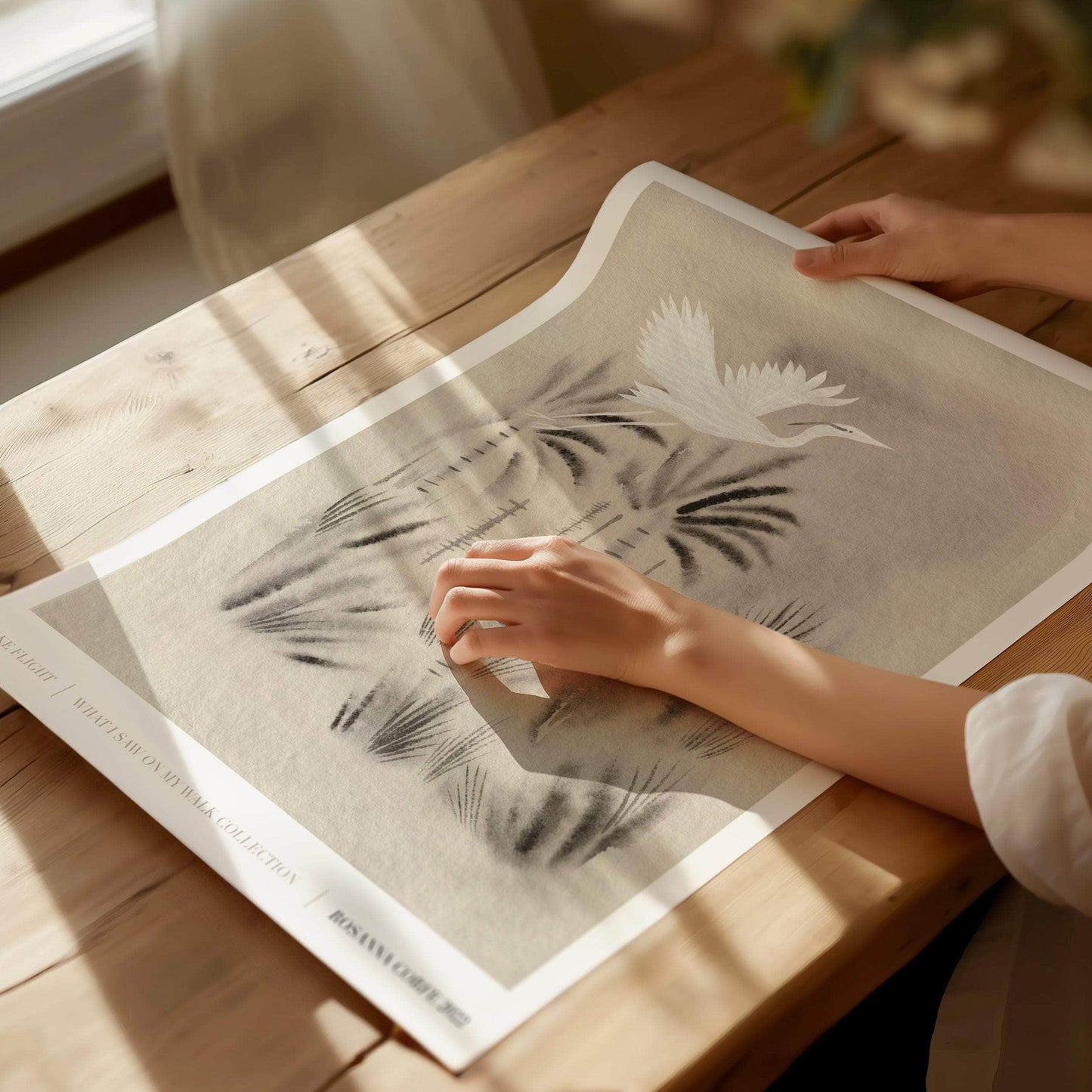 A2 - 'Take Flight' Bird Print