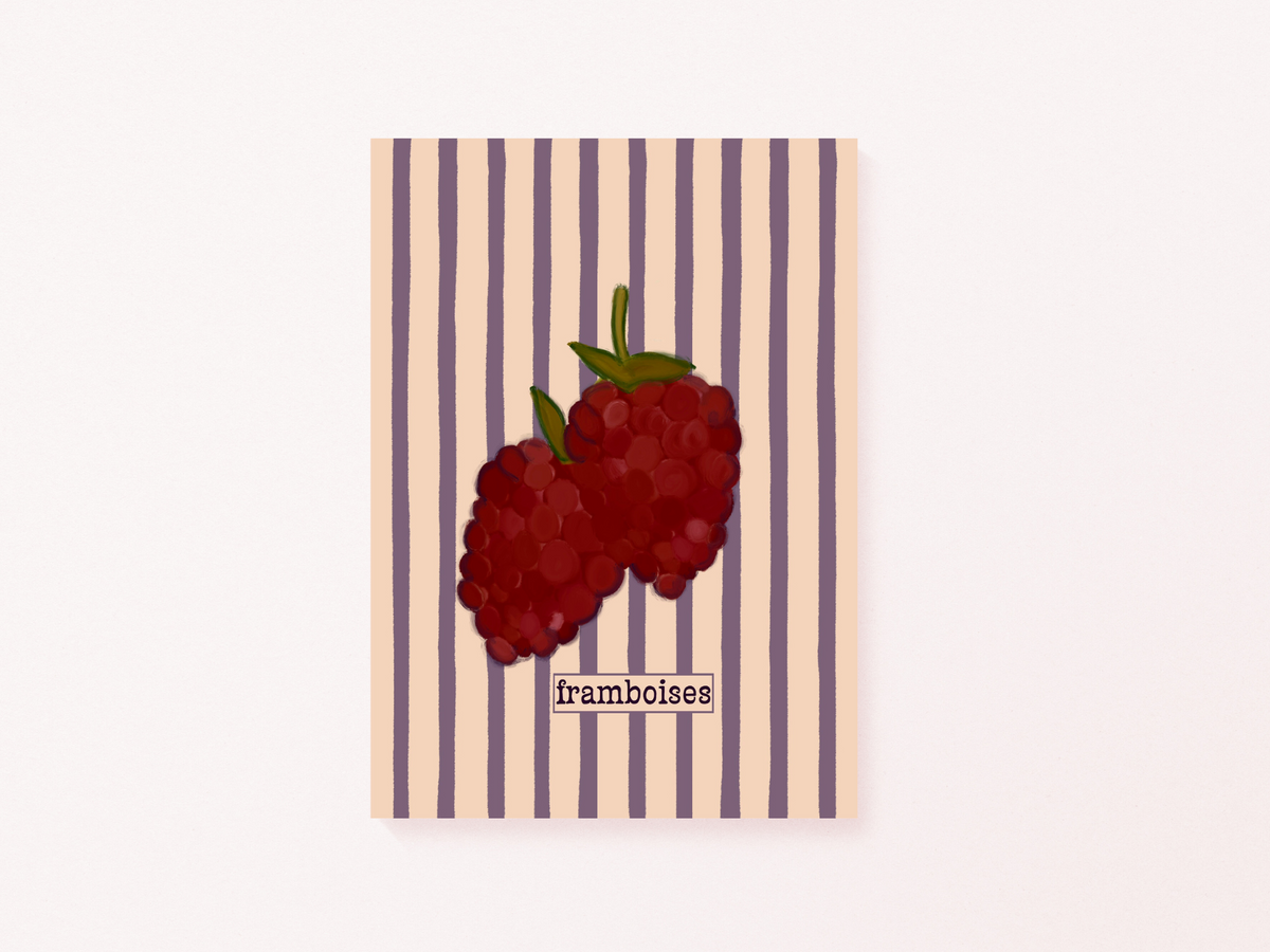 Framboise art print — additional product photo of the design