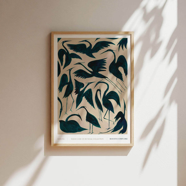 A1 - Herons Print