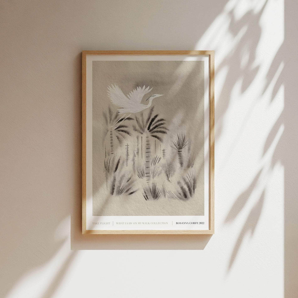 A2 - 'Take Flight' Bird Print