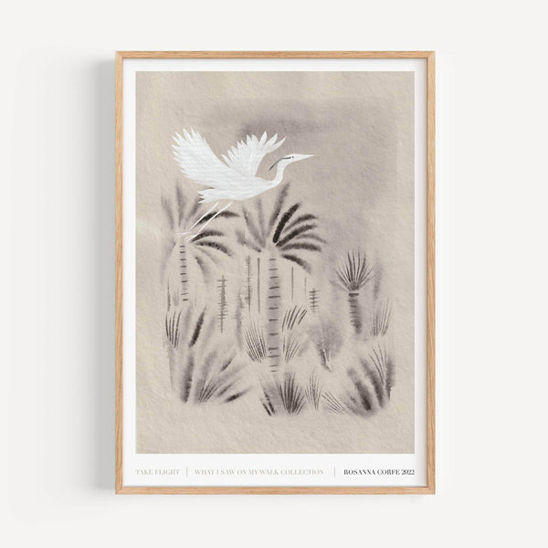 A3 - 'Take Flight' Bird Print