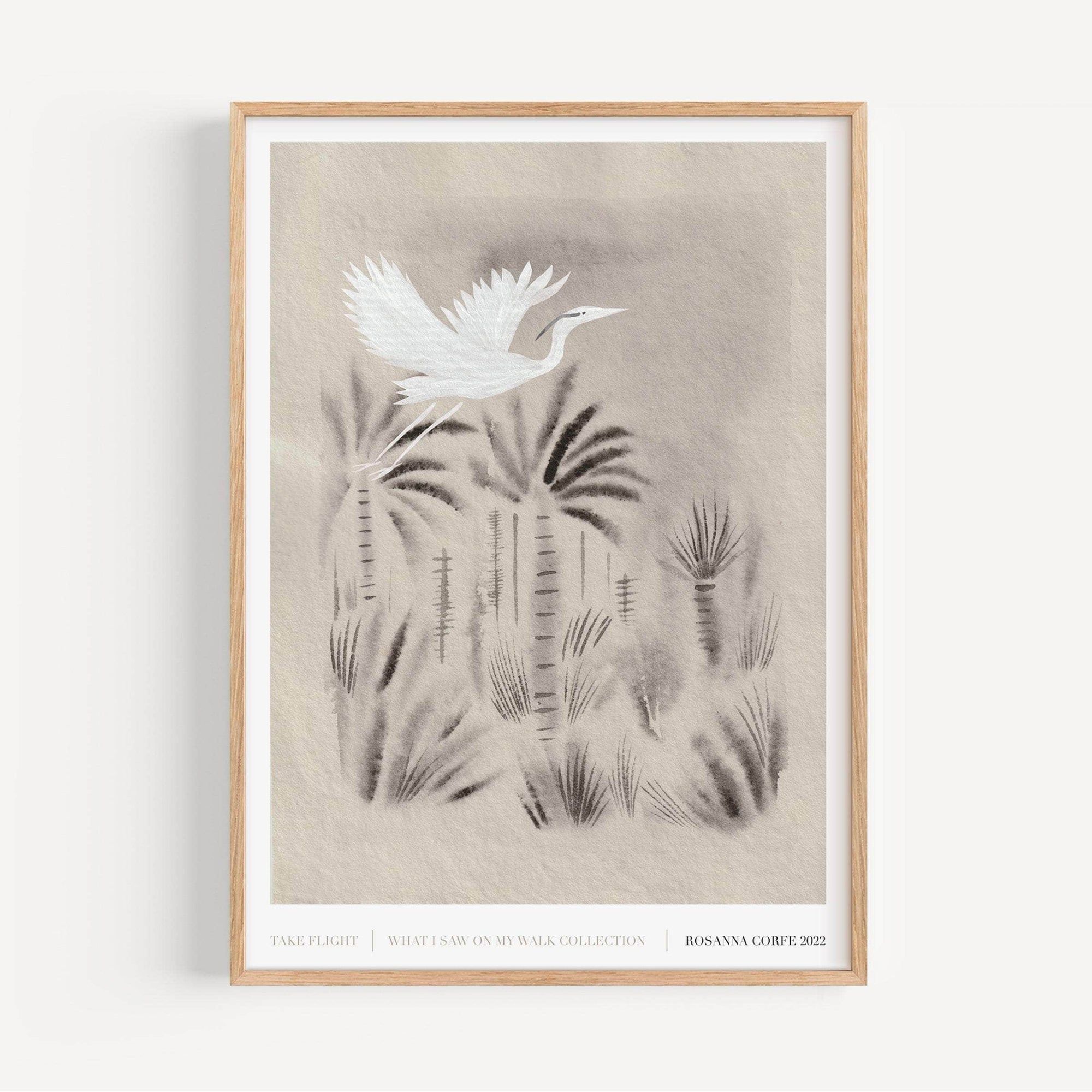 A2 - 'Take Flight' Bird Print